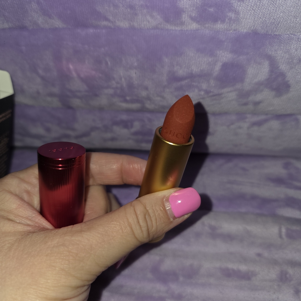 Gucci Matte Lipstick Color Janet Rust Limited Edition Packaging New In Box - Picture 4 of 5